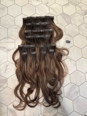 Luxy Hair Extensions Dimensional Rooted Sun-kissed Brown